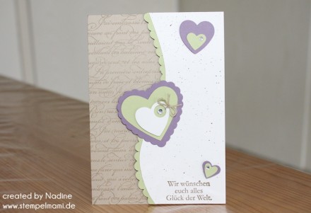 Hochzeitskarte Give Away Stampin Up Wedding Card Goodie Milchkarton 004