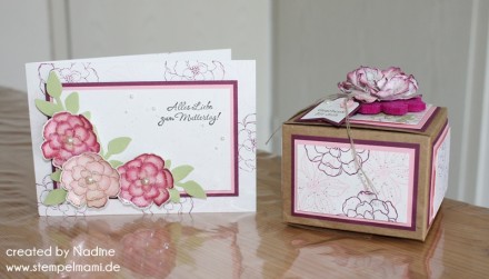 Muttertagskarte Stampin Up Give Away Mother Day Card Box 005