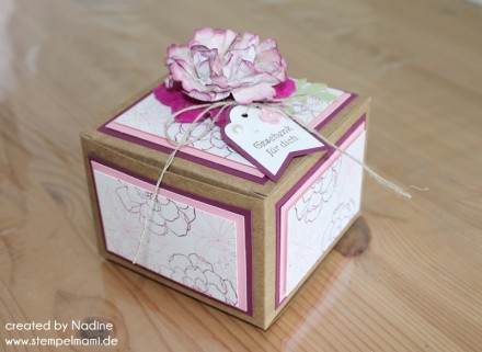 Muttertagskarte Stampin Up Give Away Mother Day Card Box 023