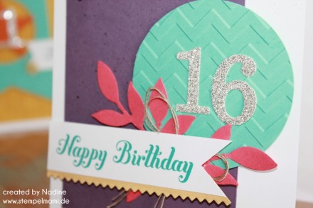 Geburtstagskarte Stampin Up Birthday Card Grusskarte Greeting 011