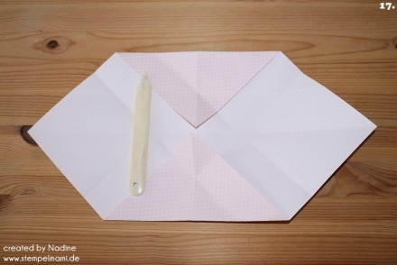Anleitung Tutorial Origami Tasche Stampin Up Box Goodie Swap 026