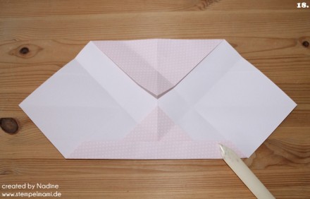 Anleitung Tutorial Origami Tasche Stampin Up Box Goodie Swap 028