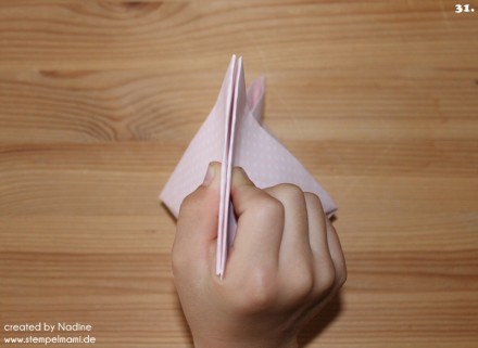 Anleitung Tutorial Origami Tasche Stampin Up Box Goodie Swap 042