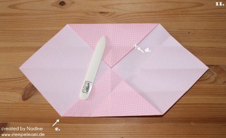 Anleitung Tutorial Origami Tasche Stampin Up Box Goodie Swap 051
