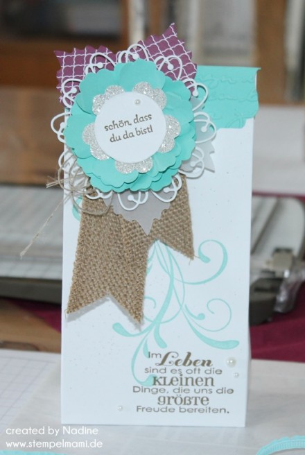 Goodie Stampin Up One Sheet Box Verpackung Give Away Gift Idea 002