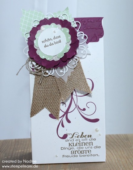 Goodie Stampin Up One Sheet Box Verpackung Give Away Gift Idea 003