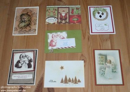 Weihnachtskarte Stampin Up Christmas Card Envelope Punch Board 055
