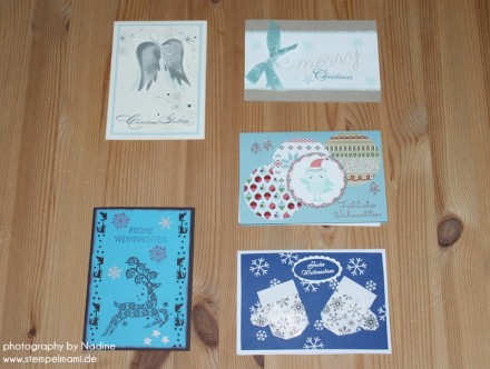 Weihnachtskarte Stampin Up Christmas Card Envelope Punch Board 057
