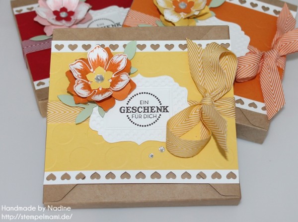 Stampin Up Box Envelope Punch Board Matchbox Verpackung Goodie 064