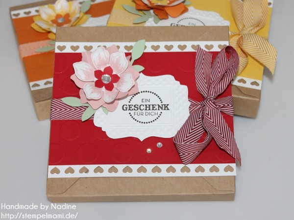 Stampin Up Box Envelope Punch Board Matchbox Verpackung Goodie 080