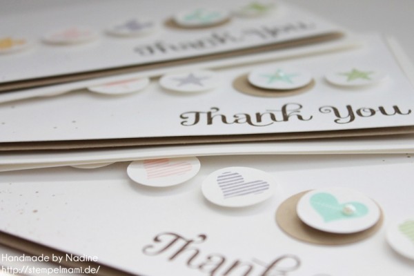 Stampin Up Dankeskarte Danke Karte Minicard Thank You Card 041