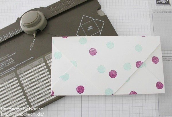 Anleitung Tutorial Stampin Up Umschlag Envelope Punch Board 055