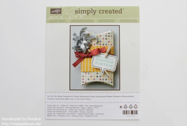 Geschenkschachtelset Kleine Freude Stampin Up Box Goodie Verpackung Schachtel Give Away 014