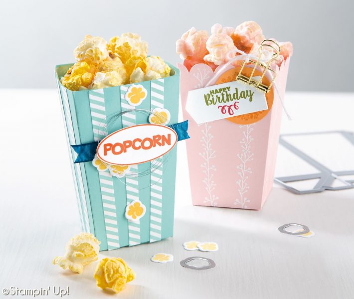 Popcorn Box Stampin Up Stempelmami
