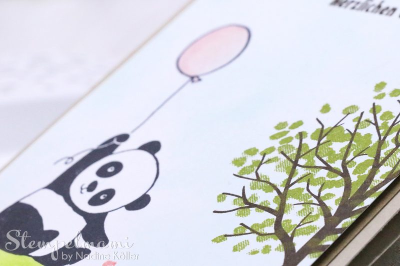 stampin up geburtstagskarte karte geburtstag kinder party pandas sale a bration baum der freundschaft stempelmami