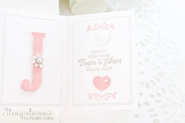 Stampin Up-Hochzeitskarte-Produktpaket Gewebte Worte-Portraetrahmen-Pop Up Panel Karte-Stempelmami 3