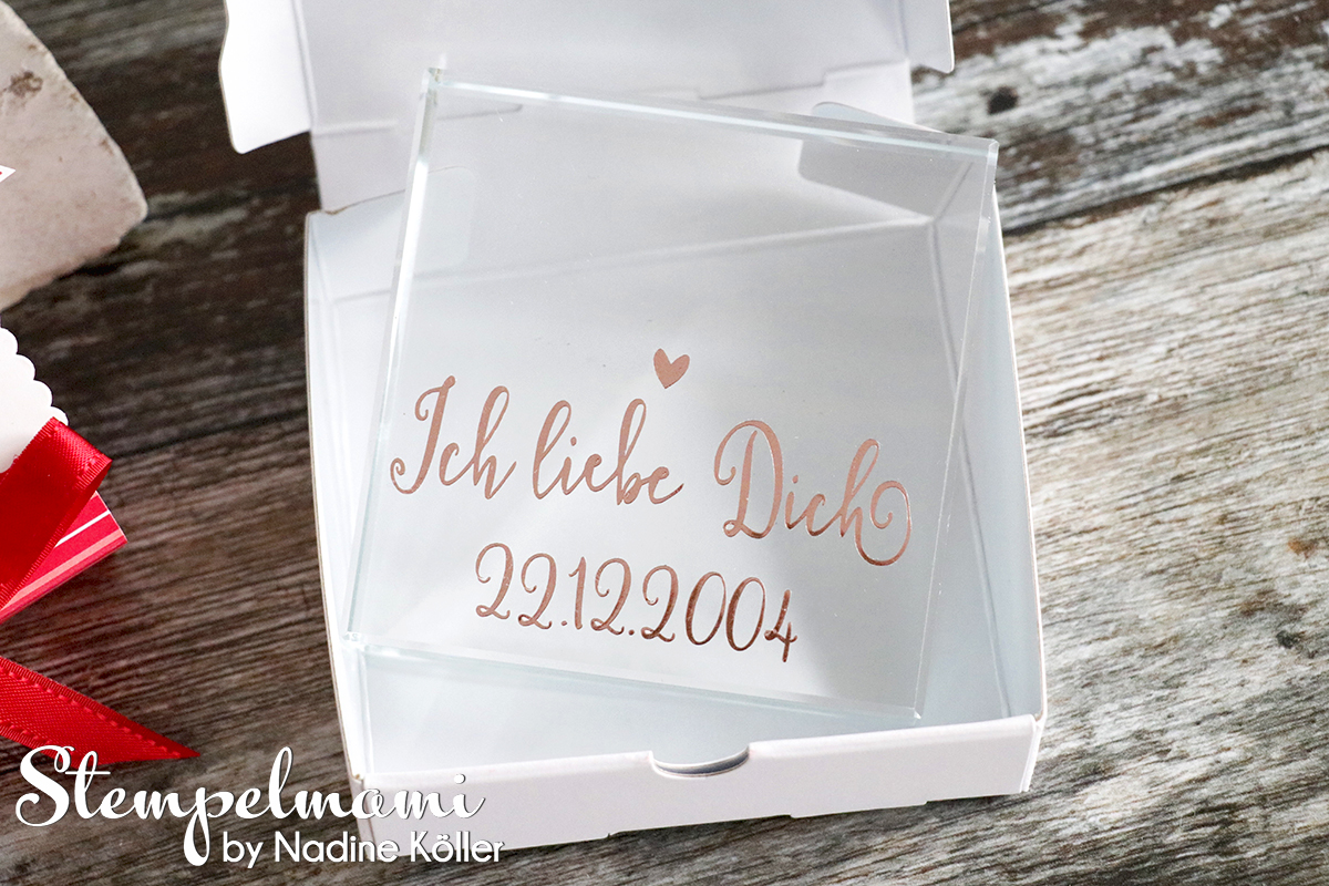 Mini Pizzaschachtel Herzlich Schachtel Hochzeitstag Geschenk zum Hochzeitstag Stempelmami 2