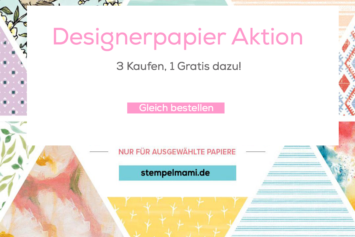 Stampin Up Angebote Designerpapier Aktion 3 kaufen 1 gratis Stempelmami
