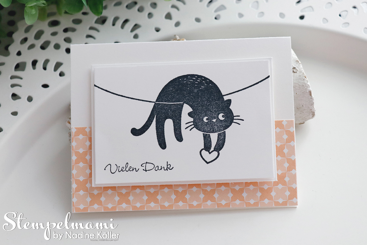stampin up eine dankes grusskarte mit love cats geschenk stampin up online shop bestellung stempelmami 2