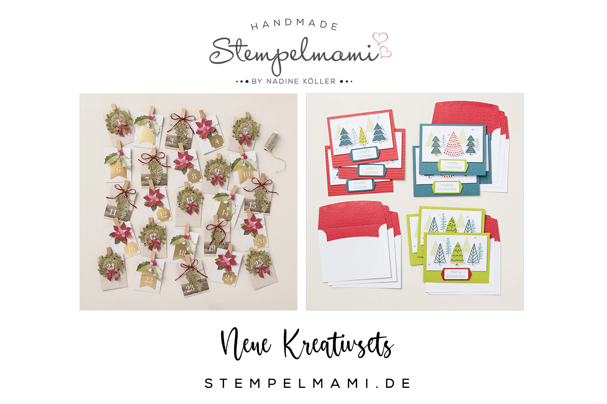 Stampin Up Neue Kreativsets Rustikaler Adventskalender und Frohe Weihnacht ueberall Stempelmami 12