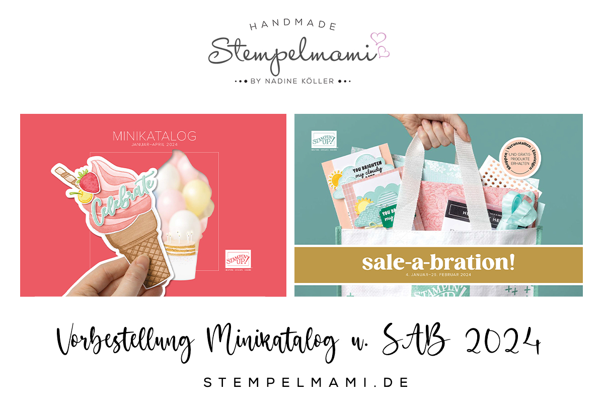 Stampin Up Vorbestellung Fruehjahr - Sommer Minikatalog und SAB Flyer Stempelmami