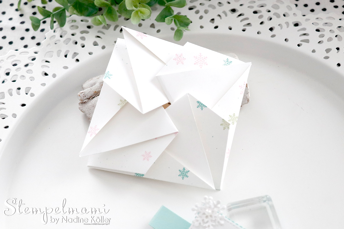 Stampin' Up! Video Anleitung Windrad Umschlag mal anders Verpackungsidee Origami Envelope Stempelmami 2