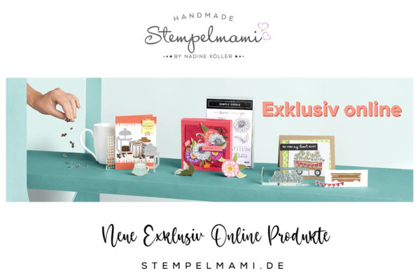 Stampin Up Neue Exklusiv Online Produkte ab dem 05. Maerz 2024