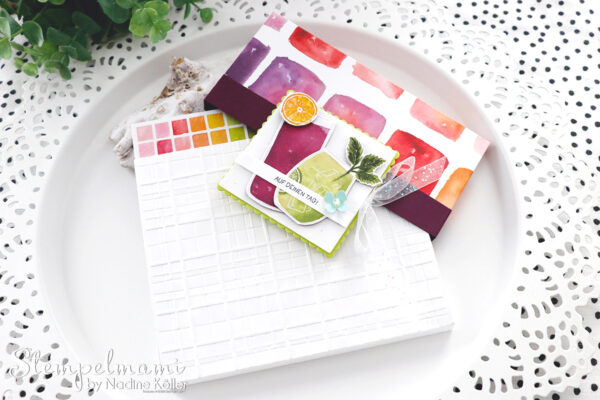 Stampin Up Video Anleitung Gute Laune Verpackung fuer Designerpapier Geschenkidee zum Geburtstag Die besten Drinks Stempelmami Youtube 10