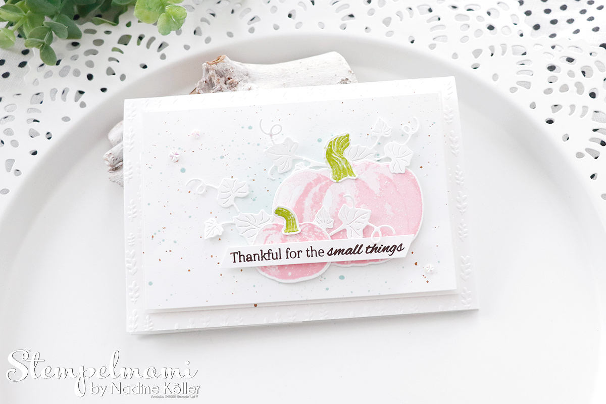 Stampin Up Video Anleitung Double Door Pop Up Card Besondere Kartenform mit Wow Effekt Beautiful Pumpkins Stempelmami Youtube 3