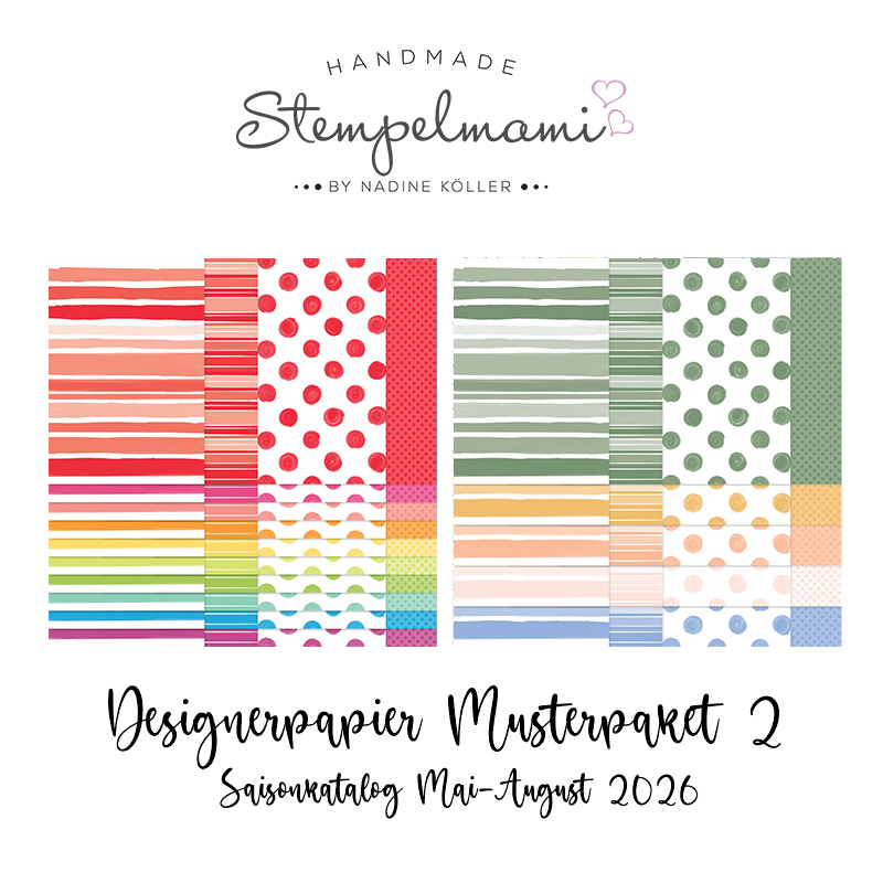 Stampin Up Designerpapier Musterpaket 2 Stempelmami Saisonkatalog Mai bis August 2026