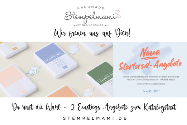 Stampin Up Du hast die Wahl 2 Einstiegsangebote zum Katalogstart im Mai 2026 Stempelmami 1