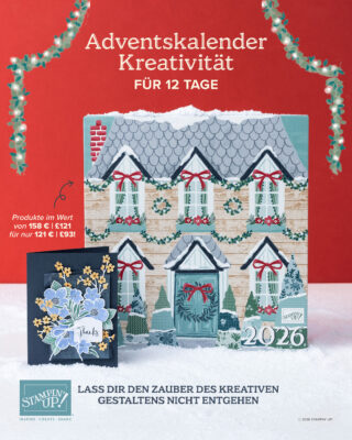 Stampin Up 12 Tage voller Ueberraschungen der neue Adventskalender 2026 von Stampin Up Stempelmami 1