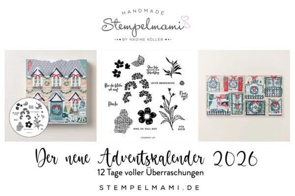 Stampin Up 12 Tage voller Ueberraschungen der neue Adventskalender 2026 von Stampin Up Stempelmami